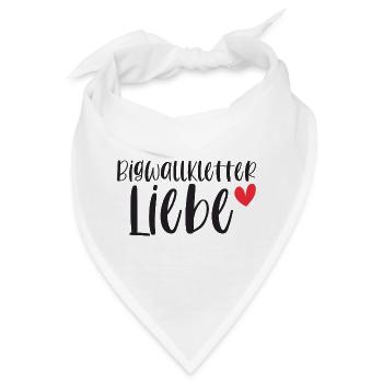 Klettern Bigwall Liebe Berge Geschenk - Bandana - Weiß - Vorne
