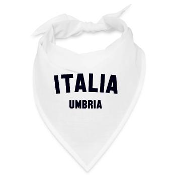 UMBRIEN Umbria Italia Italien Italy - Bandana - Weiß - Vorne