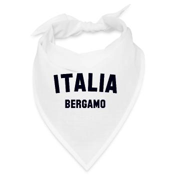 BERGAMO Italia Italien Italy - Bandana - Weiß - Vorne