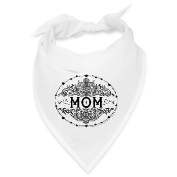 Mom - Bandana - Weiß - Vorne