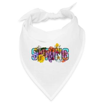 Blaue Quelle - Bandana - Weiß - Vorne