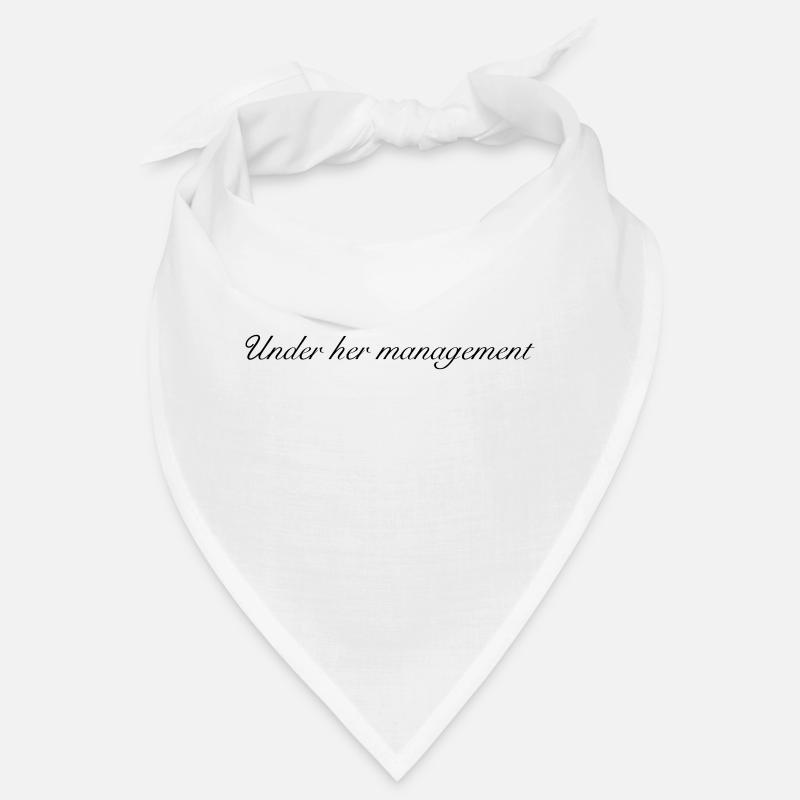 Cooles „Under her management“ Design Bandana