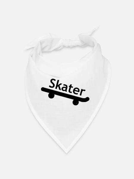 Skater Shirt - Skateboard - skaten - urban style - Bandana - white