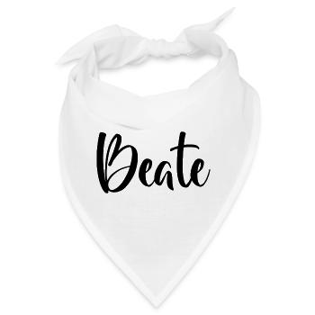 Vorname - Beate - Bandana - Weiß - Vorne