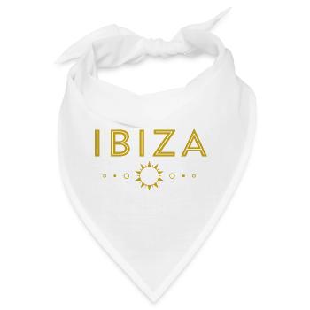IBIZA-Golden Sun Design - Bandana - Weiß - Vorne