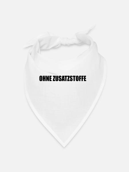 ohne zusatzstoffe - Bandana - Weiß
