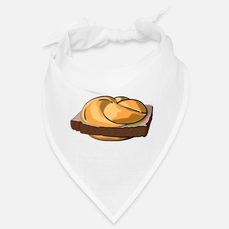 Leberkässemmel mit extra Style. Bandana