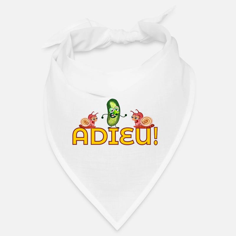 Fête d'adieu Escargots Cornichons Concombre Bandana