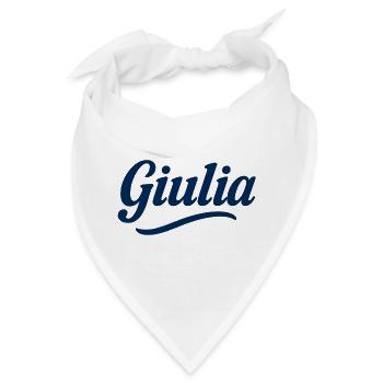 Elegante Blumenmuster im Vintage-Stil - Bandana - Weiß - Vorne