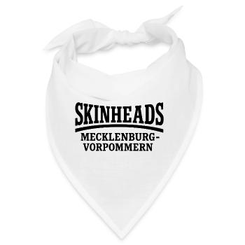 Skinheads Mecklenburg Vorpommern - Bandana - Weiß - Vorne