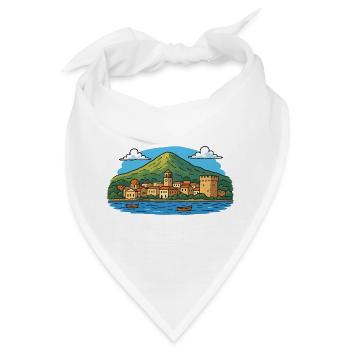 rhodos-insel - Bandana - Weiß - Vorne