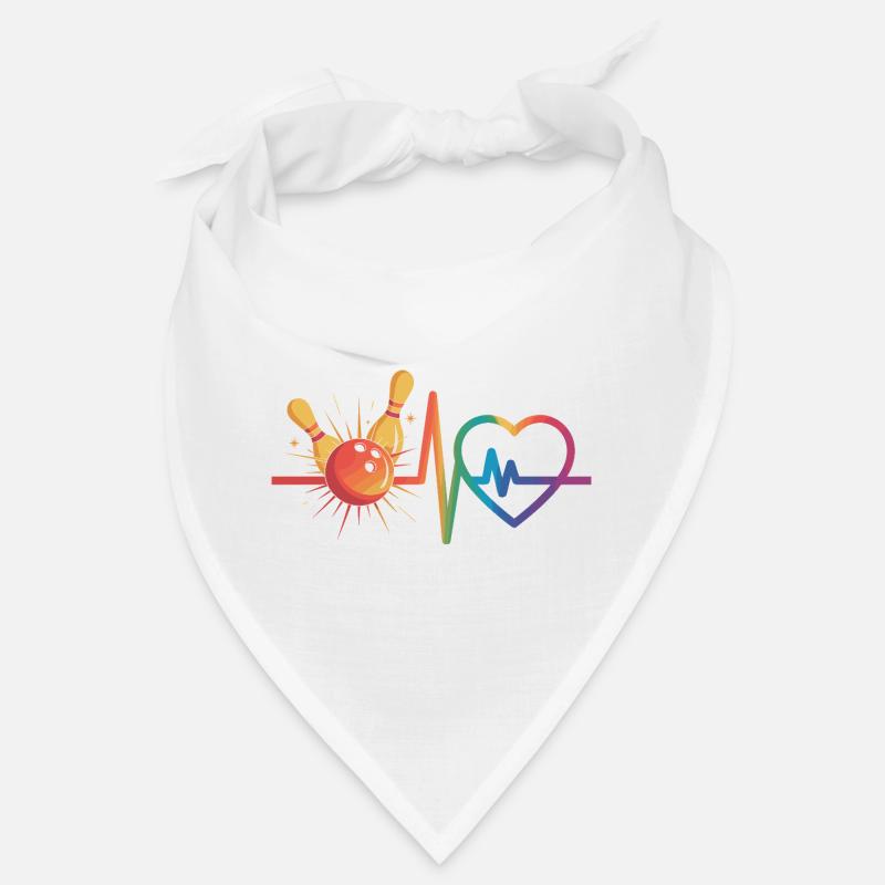 Bowling und Herz Bandana
