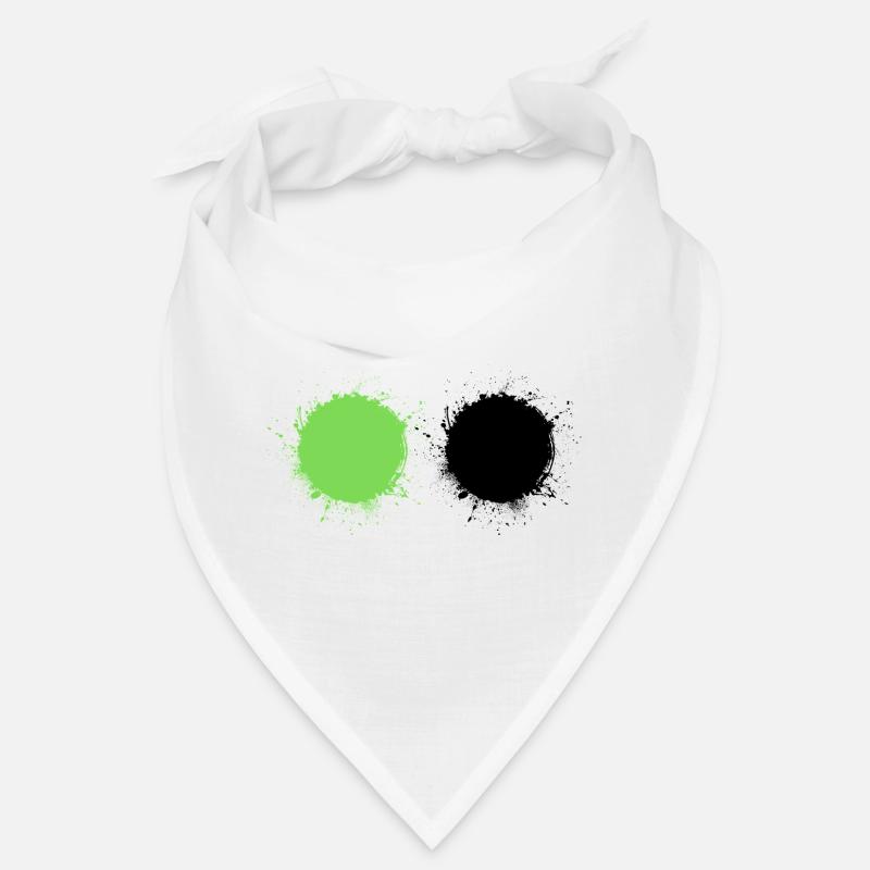blanc vert Bandana