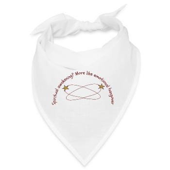 Spirituelles Erwachen Emotionaler Kater Zitat - Bandana - Weiß - Vorne