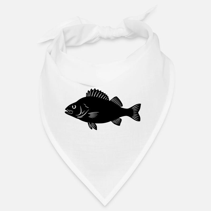 Logo de la silhouette du pêcheur perchoir Bandana
