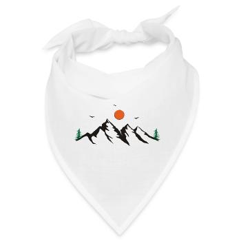 Gebirge - Bandana - Weiß - Vorne