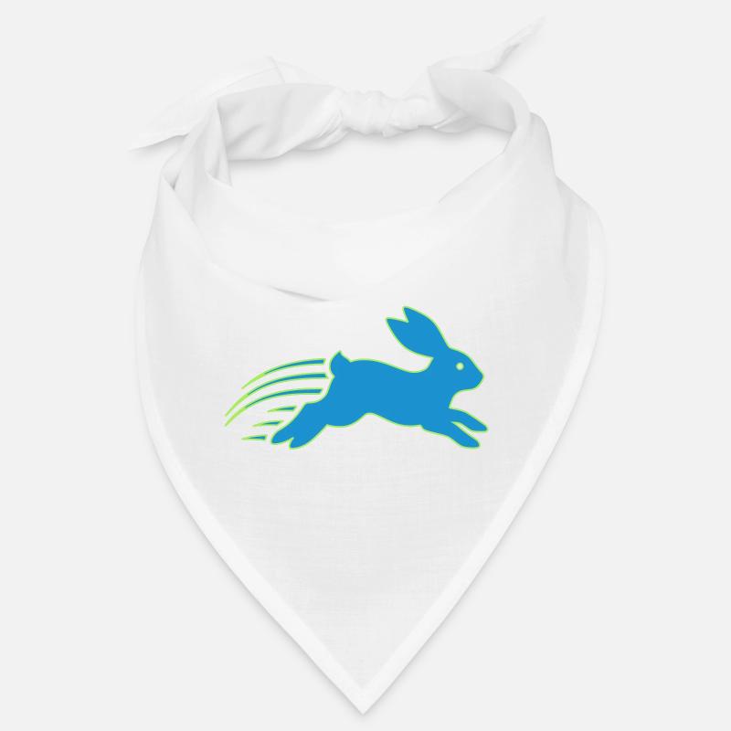 Running Bunny Speed Bunny Logo Vector Bandana