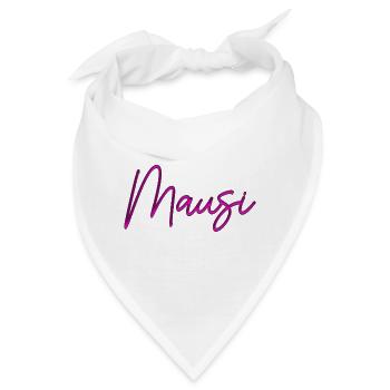 Mausi-_Valentinstag-_Jahrestag-_Beziehung_Kosen - Bandana - Weiß - Vorne