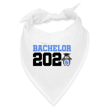 Bachelor 2026 Bachelorbschluss Promotion Sponsion - Bandana - Weiß - Vorne