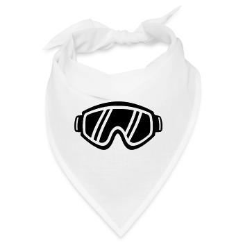 Skibrille - Bandana - Weiß - Vorne