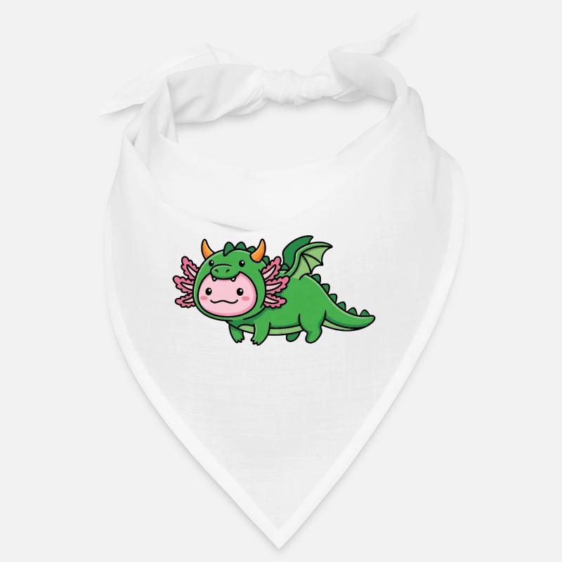 Carnaval du Dragon Axolotl mignon Carnaval du Brésil Bandana