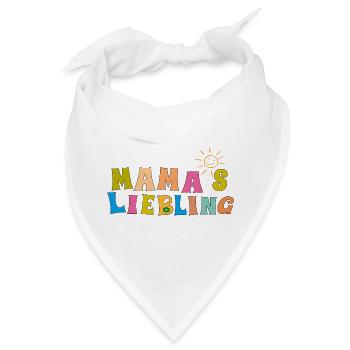 Mamas Liebling - Bandana - Weiß - Vorne
