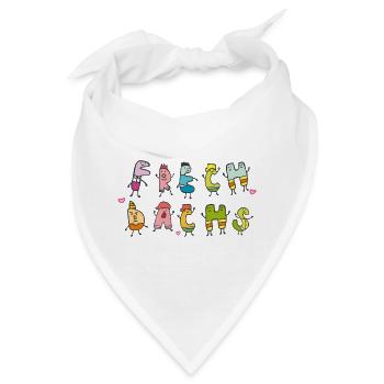 Frechdachs - Bandana - Weiß - Vorne