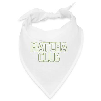Matcha Club Logo - Bandana - Weiß - Vorne