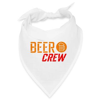 Beer Crew - Bandana - Weiß - Vorne
