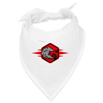 Auto Gas Symbol Autorennen - Bandana - Weiß - Vorne