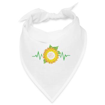 Floristik Florist Blumenhändler Blumenstrauß - Bandana - Weiß - Vorne