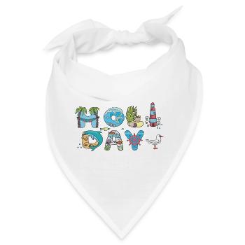 Holiday - Bandana - Weiß - Vorne
