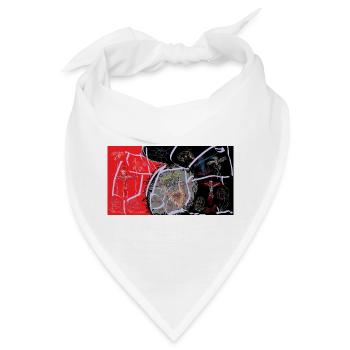 Sonne - Bandana - Weiß - Vorne