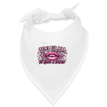 Zu glamourös, um sich um Y2K zu kümmern - Bandana - Weiß - Vorne