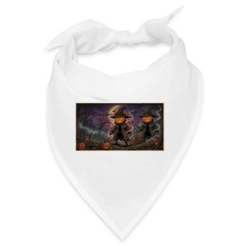 Halloween Kleidung - Bandana - Weiß - Vorne