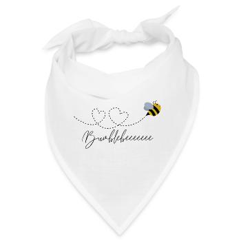 Bumblebee Liebe - Bandana - Weiß - Vorne