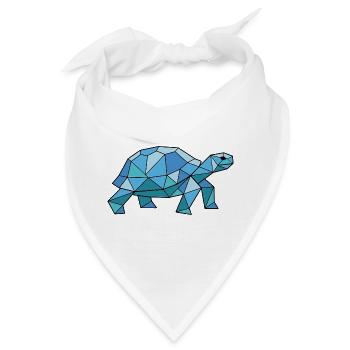 Walking Poly Schildkröte - Bandana - Weiß - Vorne