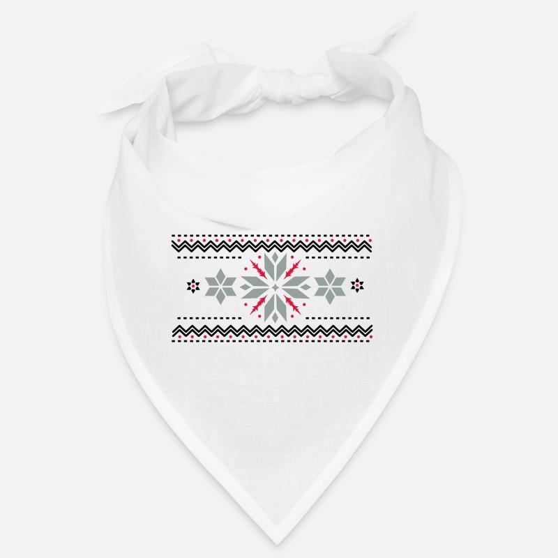 Star pattern in the Norwegian style Bandana