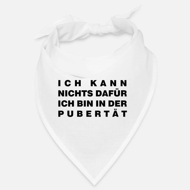 Pubertät - Bandana - Weiß