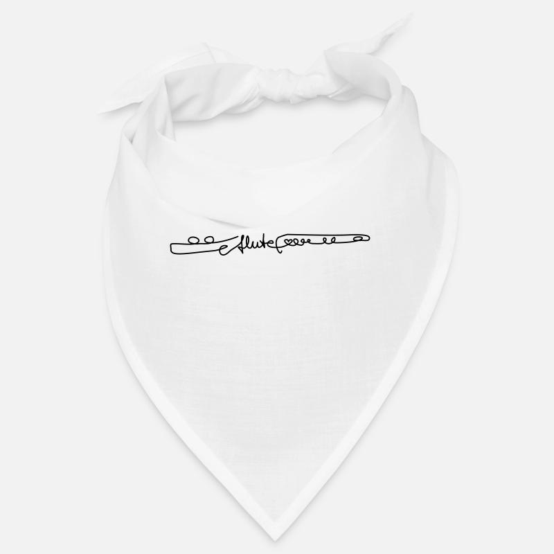 one line c flute Bandana