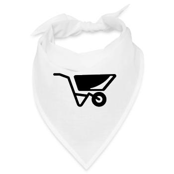 Schubkarre - Bandana - Weiß - Vorne