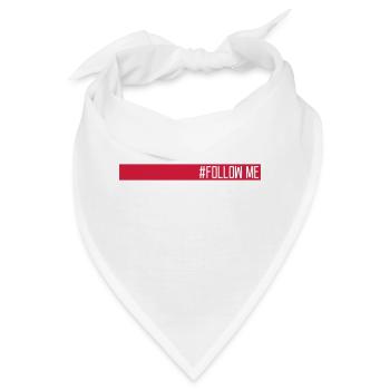 Cool Follow Me - Bandana - Weiß - Vorne