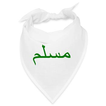 Muslim - Bandana - Weiß - Vorne