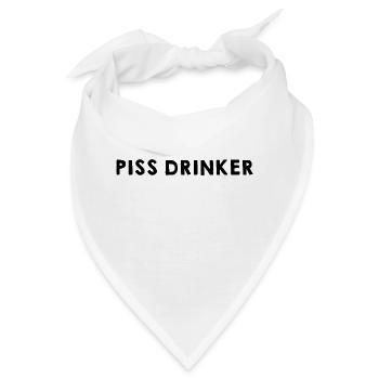 Piss Drinker 25 - Bandana - Weiß - Vorne