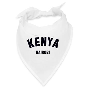 KENYA, Nairobi - Bandana - Weiß - Vorne