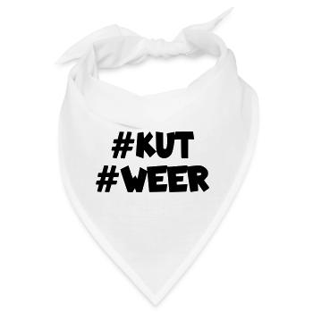 Wieder Muschi * - Bandana - Weiß - Vorne