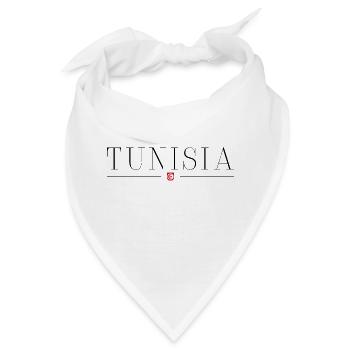 Ich liebe Tunesien - Bandana - Weiß - Vorne