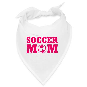 Soccer mom - Bandana - Weiß - Vorne
