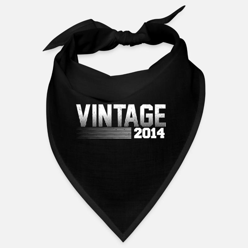 Vintage 2014 Birthday Retro 2014 Bandana