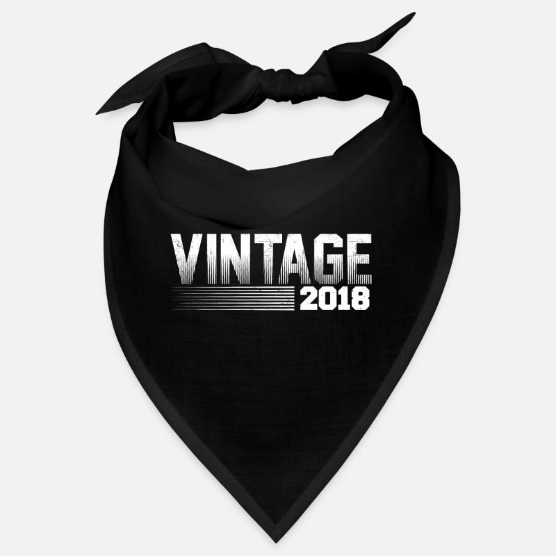 Millésime 2018 Anniversaire Rétro 2018 Bandana